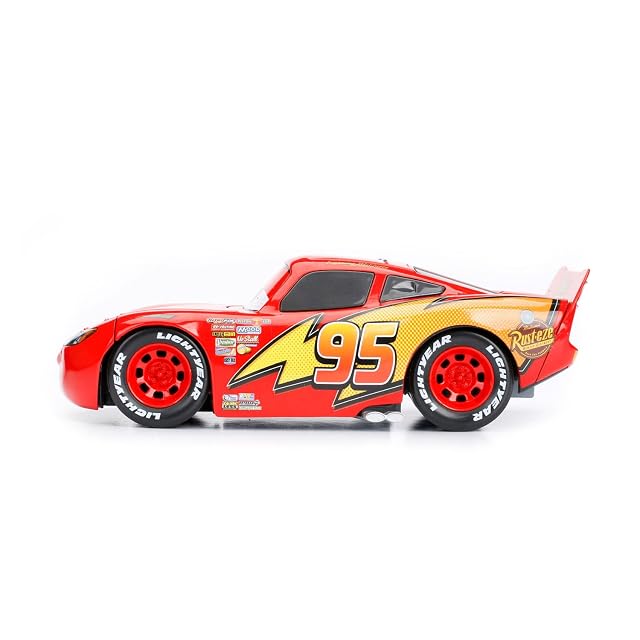 Foto 3 de 4 de Jada - Rayo Mcqueen- Escala 1:24, Hecho en Metal, Neumáticos de Goma, Capó se Abre, Coleccionismo (253084000)