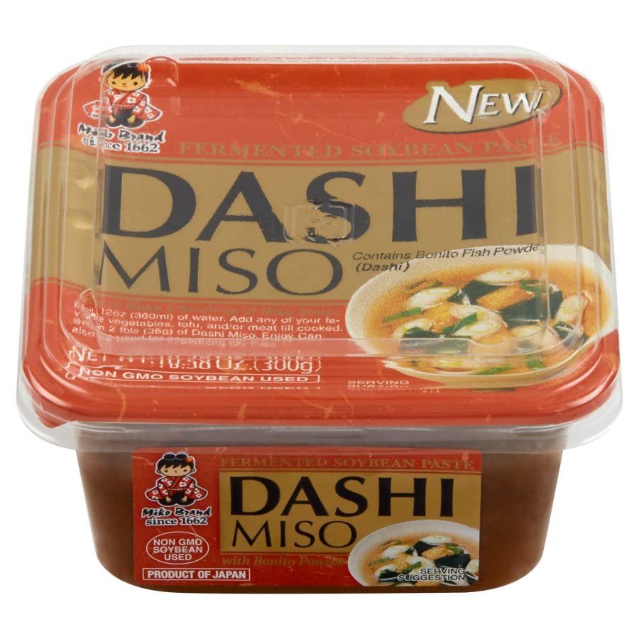 Pasta Miso Japonesa Dashi 300 Gramos - Pasta de Soja Fermentada con Caldo