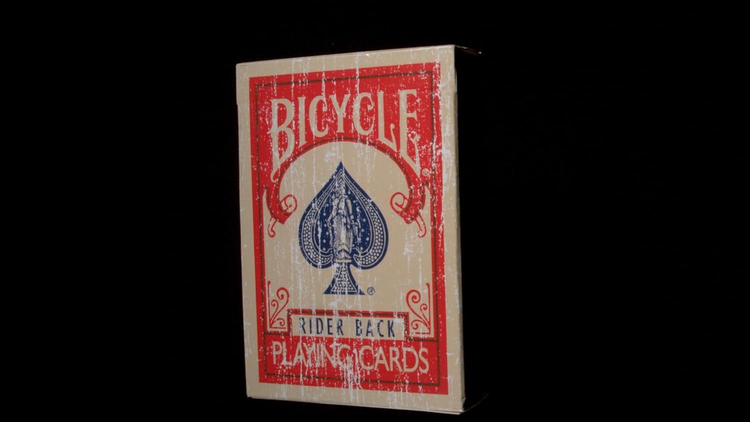 Magic Makers Faded Rider Back Red Bicycle Deck - Limited Edition