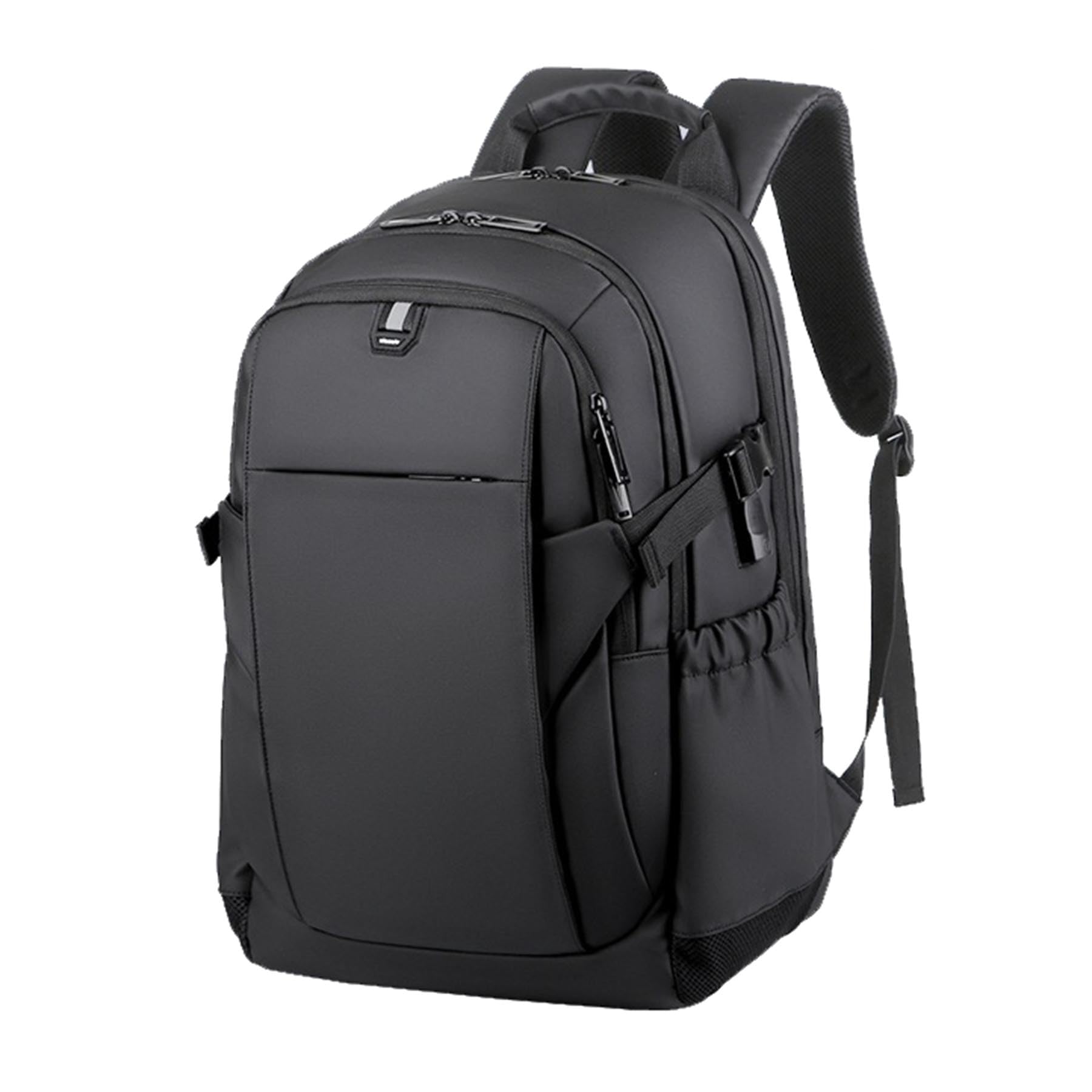 Grande Zaino da Viaggio per Laptop (Donna e Uomo), Zaino Casual e Business con Fascia per Trolley e Porta di Ricarica USB, Zaino Leggero e Impermeabile per Pendolari Quotidiano