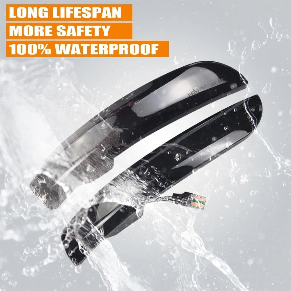 Intermitente Lateral Luz LED 12 V Intermitentes Espejo Lateral Coche Color Ámbar Para Kuga Para Escape Para Ecosport C-max Para Focus 3 Mk3 Se/st/rs 1806305 1806306 Intermitente Retrovisor