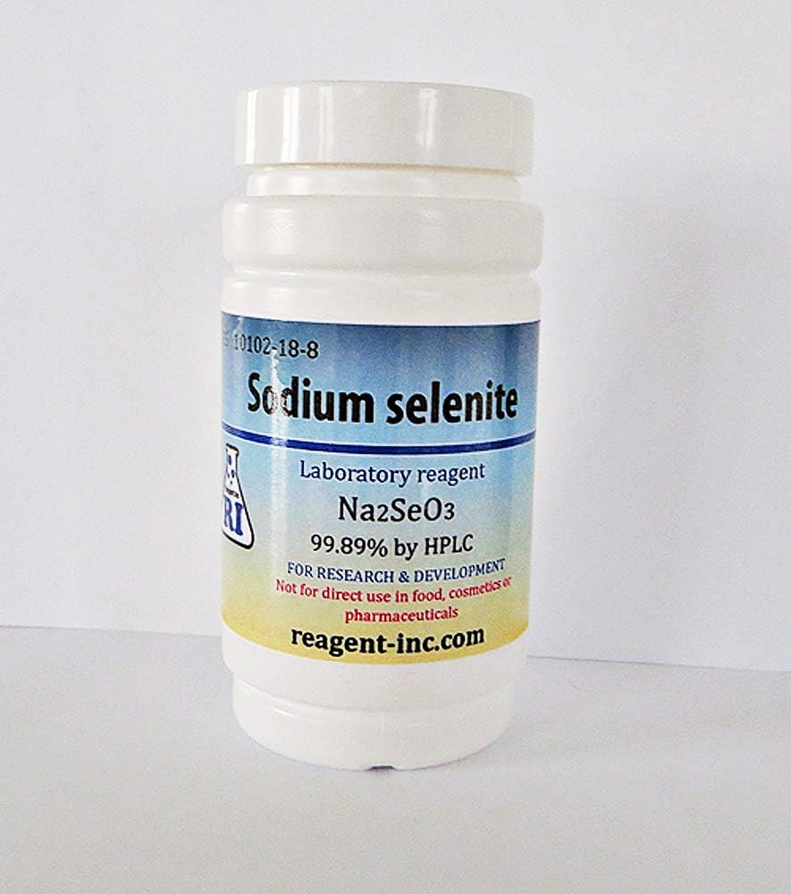 Sodium Selenite, 99.89%, Analytical Reagent (ACS), 25 g