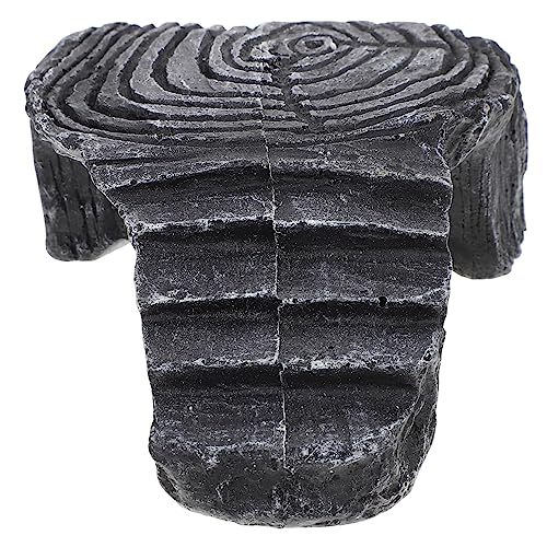 Abaodam Tortoise Basking Platform Lightweight Resin Climbing Habitat for Turtles and Reptiles Durable Aquarium Decor for Frogs and Lizards Design