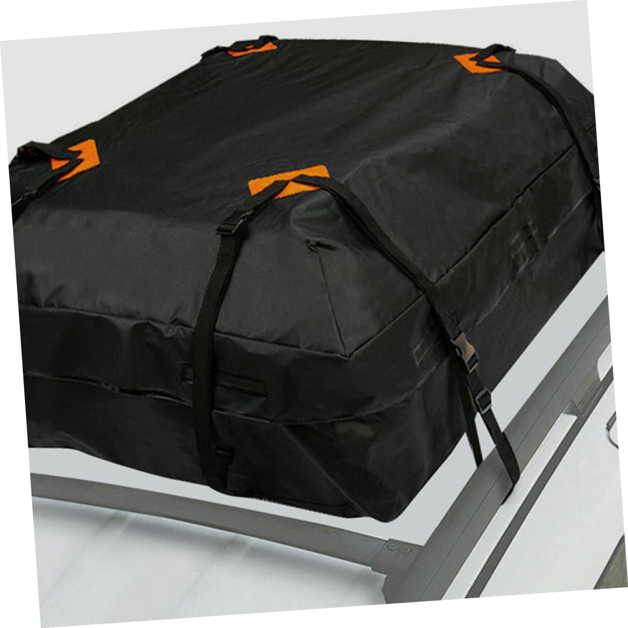 Vaguelly 1 Set Vehicle Cargo Roof Roof Carrier Durable Wear Resistant Easy Installation with Skid Pads for Extra Storage Space