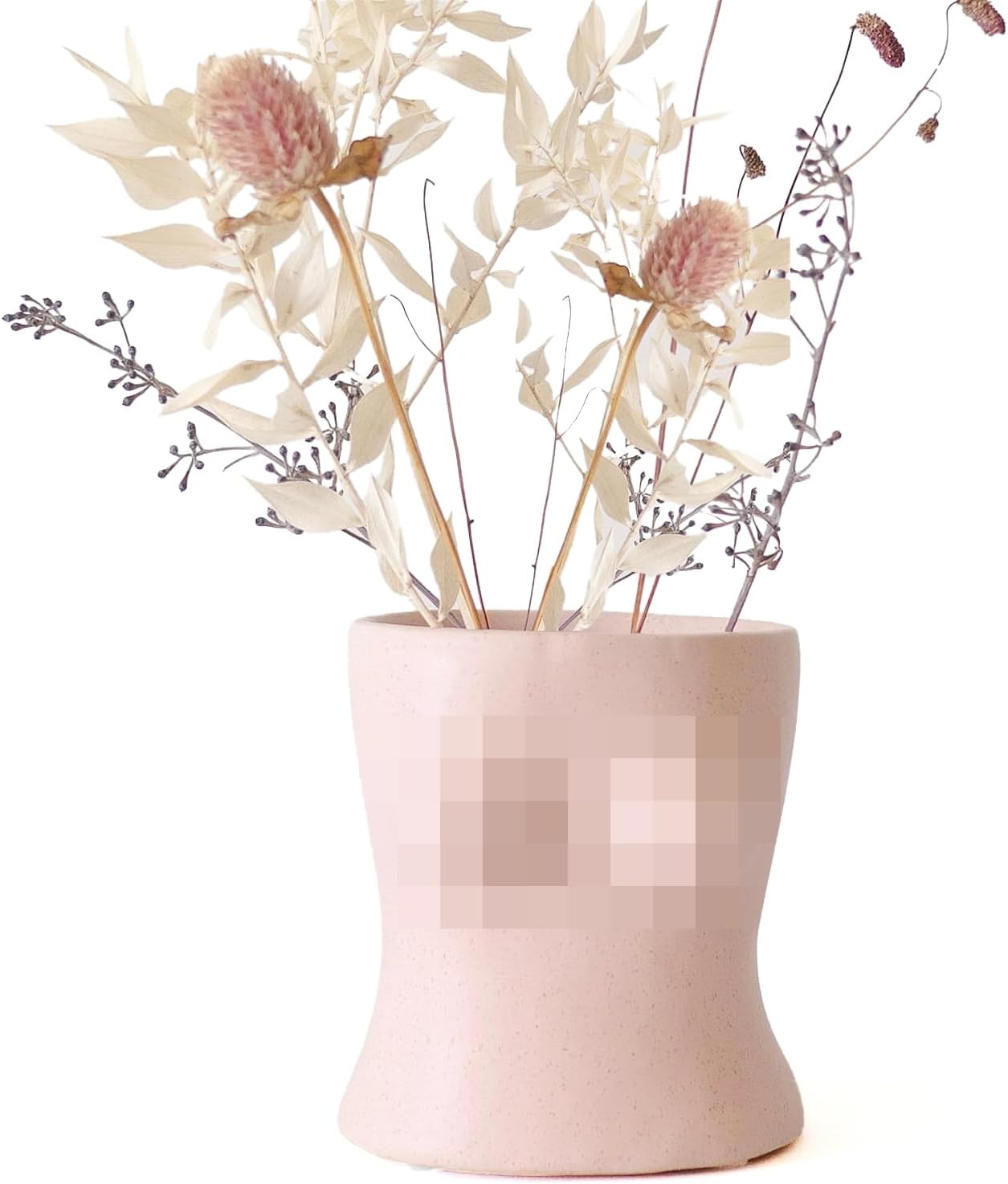 Top Body Flower Vase - Blush Pink