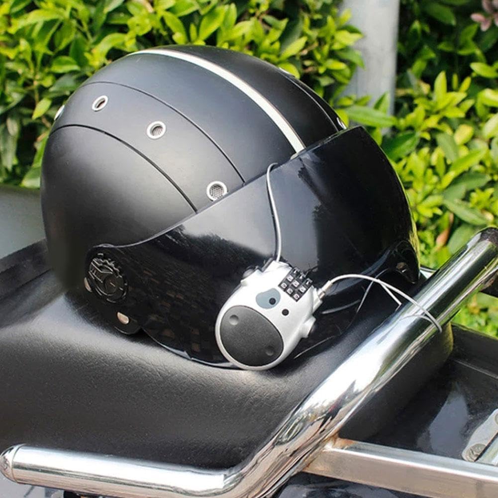 Antivol Casque Moto Windance - Câble Acier Avec Code à 4 Chiffres