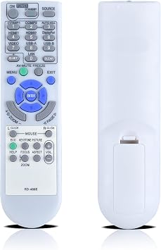 New RD-469E Replace Remote Control Compatible with NEC Projector NP-M282X NP-M322X M403X VE303X NP-M322W NP-M402X M403H M283X M322H ME401W ME331X ME301W M282X M322X M322W M402H ME401X ME361X