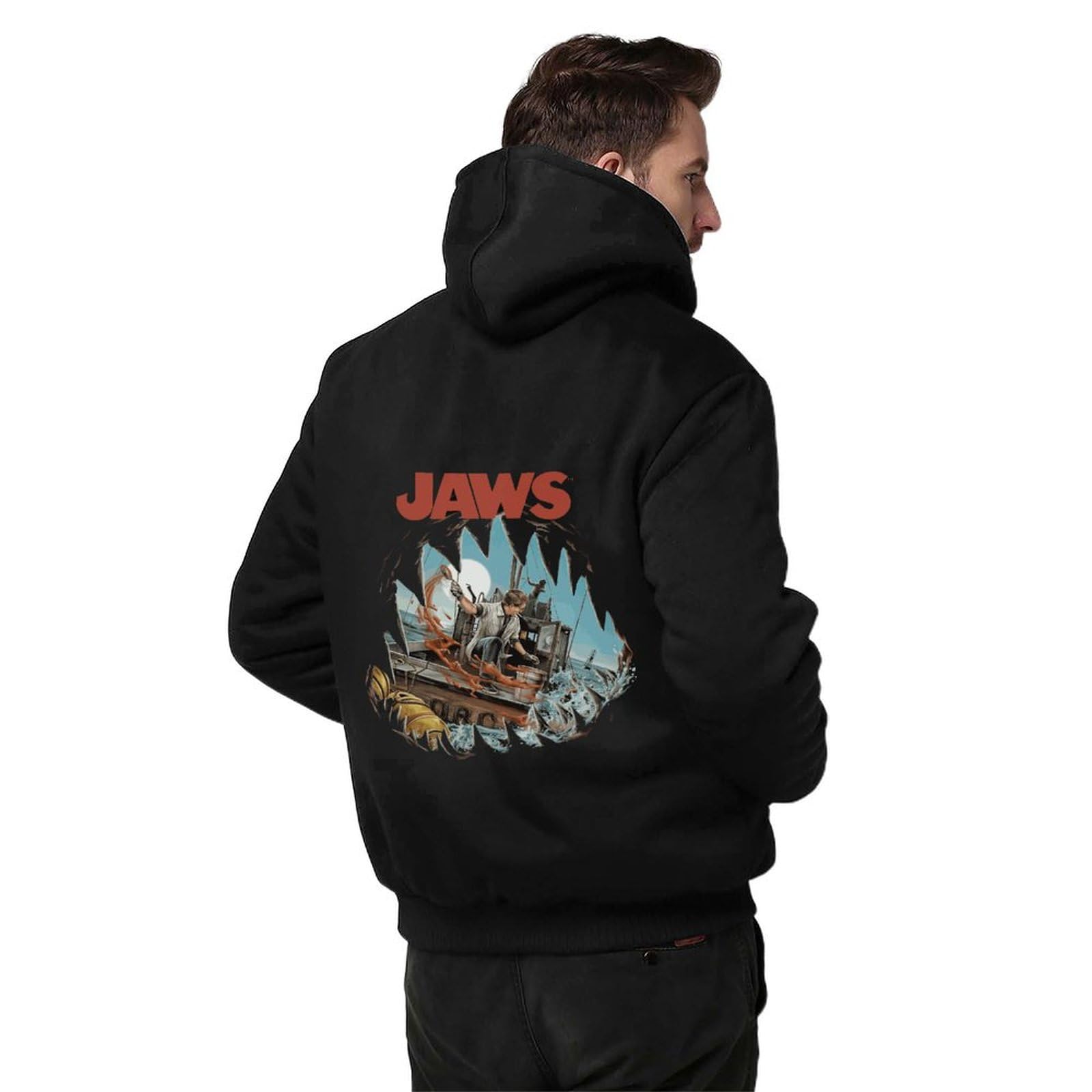 Amazon.co.jp: パーカー Jaws ジョーズ メンズ 裏起毛