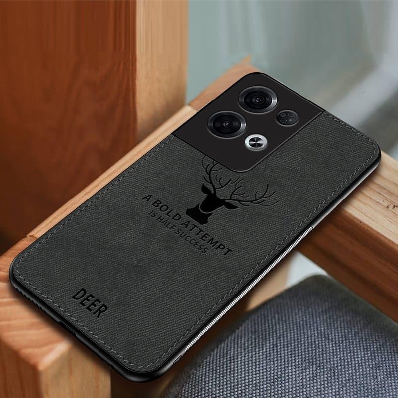 Apurb Store for Oppo Reno 8 Pro 5G 3D Deer Pattern Fabric Cloth Back Cover Case TPU Soft Frame Protection (for Oppo Reno 8 Pro 5G, Black) (B0CVDSWQZR) Amazon Price History, Amazon Price Tracker