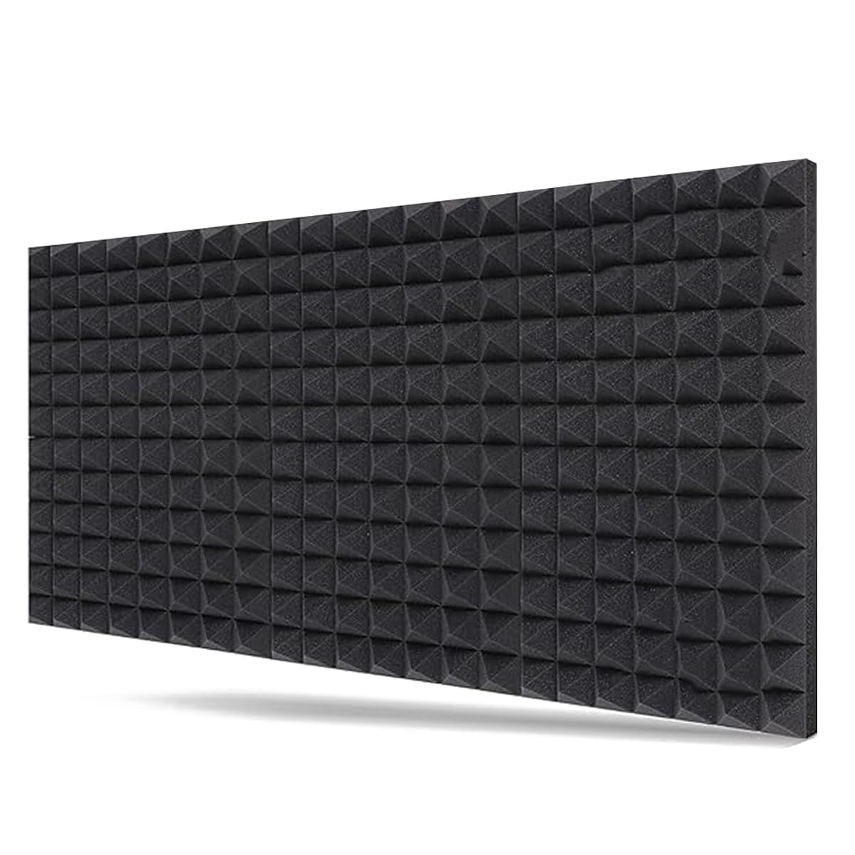 IMAGINEA Acoustic Foam Panel 6x3ft – High-Density Premium Grade Soundproof Wall Sheet Foam for Studio, Home Theater, Office – Noise, Echo Reduction and Absorption | 3D Structure (Black)