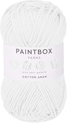 Miniatura 8 de Paintbox Yarns Hilo Aran 100% Algodón 1.76oz (50g), 93 Yardas (85m) - Lana Peinada Vino Tinto para Ganchillo o Tejer - Suave, Ligero para Suéteres