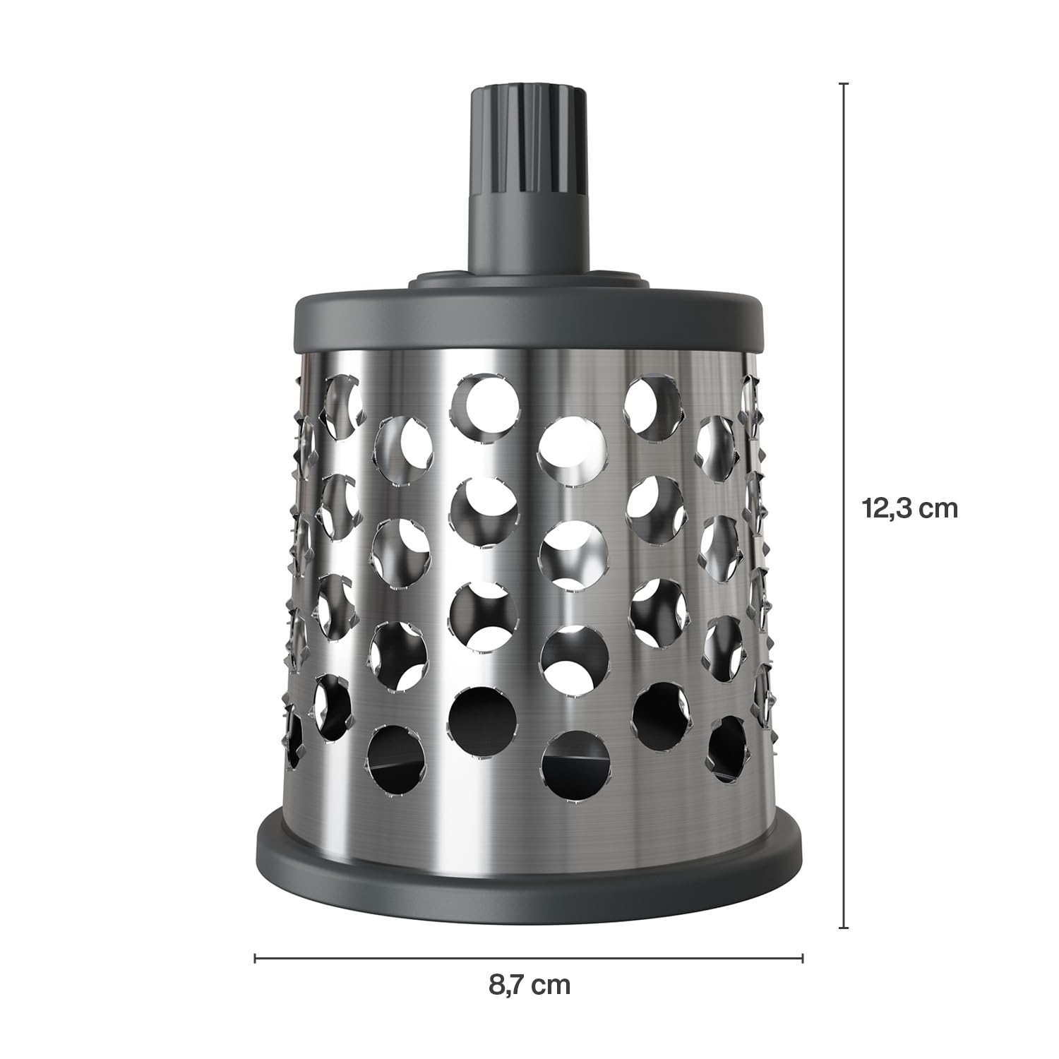 Zyliss Puree Drum Blade, Stainless Steel, Mashing, Puree, for Use with Zyliss Rotary Cheese Grater, Silver - Image 3