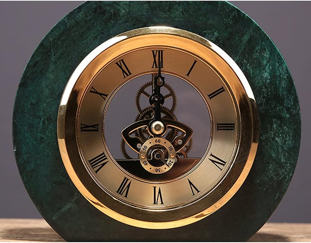 FMURY Nordic Table Silent Bedroom Antique Table Watch Desk Clock Living Room Home Decor Gift Ideas