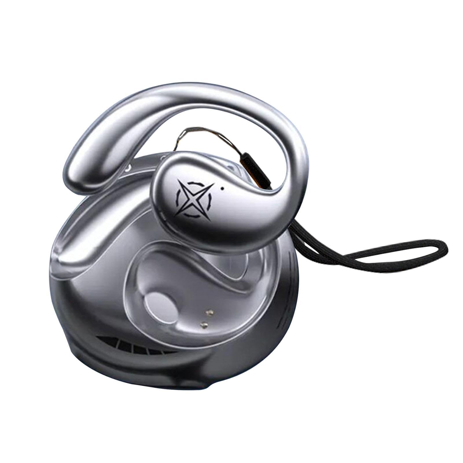 Open Ear Bluetooth Headphones, Wireless Sports Earphs, Low Latency Earbuds, Bt 5.4 Running Earbuds Game Music Ear Buds, Ear Clip Headphs, Dual Channel Transmission, Long Time Playback,for Phone Laptop