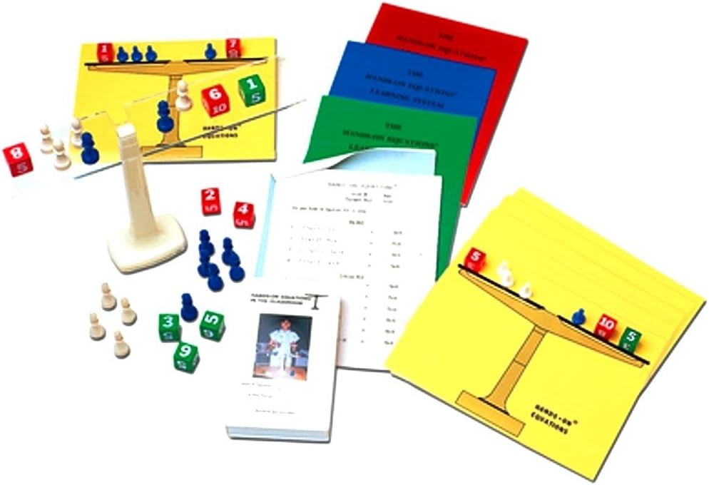 Hands-On Equations Class Set (10 Students, Ages 8-14)
