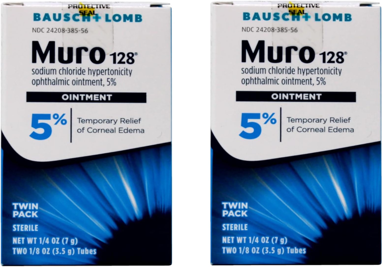 Muro 128 Sterile Ophthalmic 5 Percent Ointment,Twin Pack
