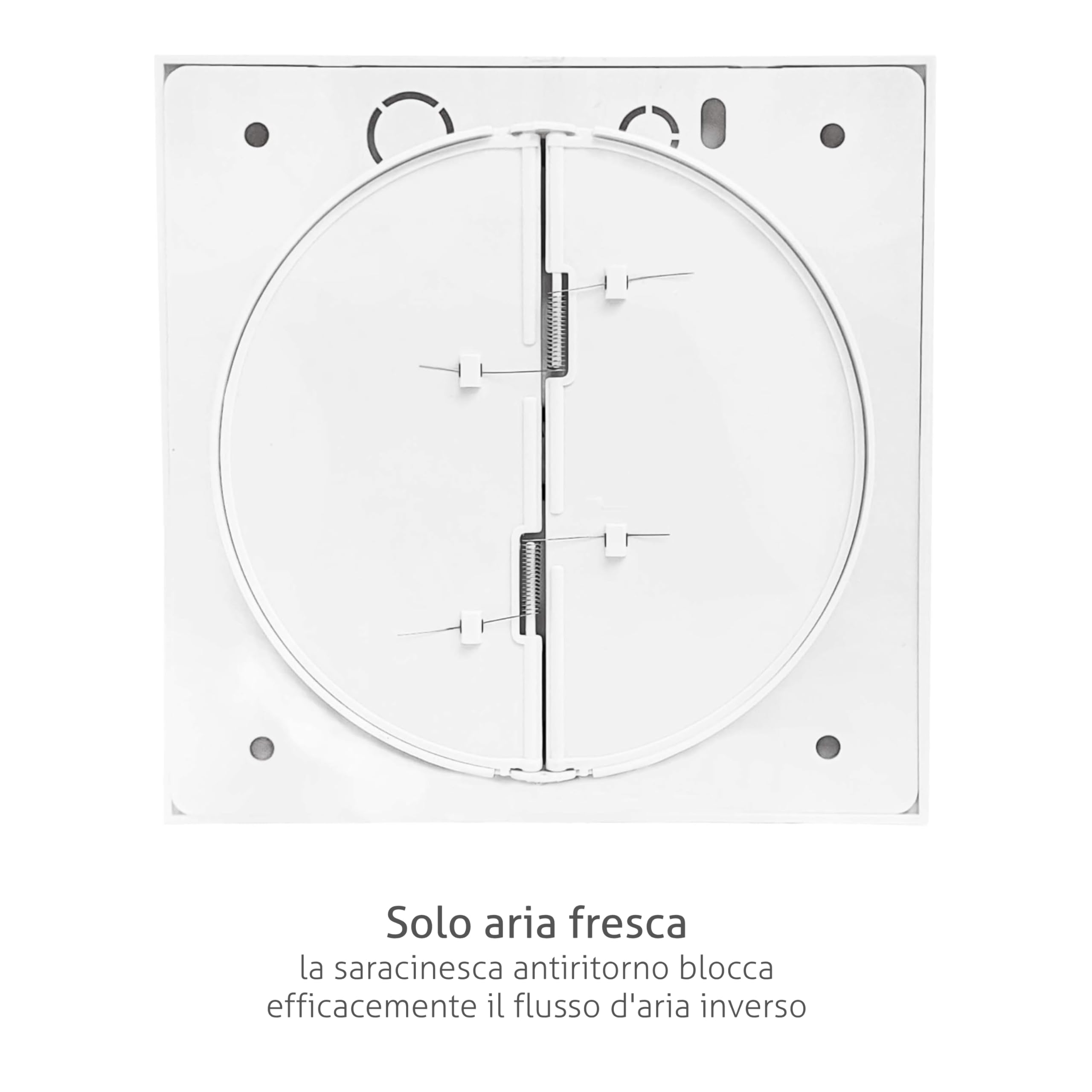 Turbionaire MIO 100 LL-TW Aspiratore da bagno100 mm con Timer, Motore con Cuscinetti a Sfere, Valvola di Non Ritorno, Protezione IPX4, Silenzioso, Ideale per uso uso intensivo, Bianco