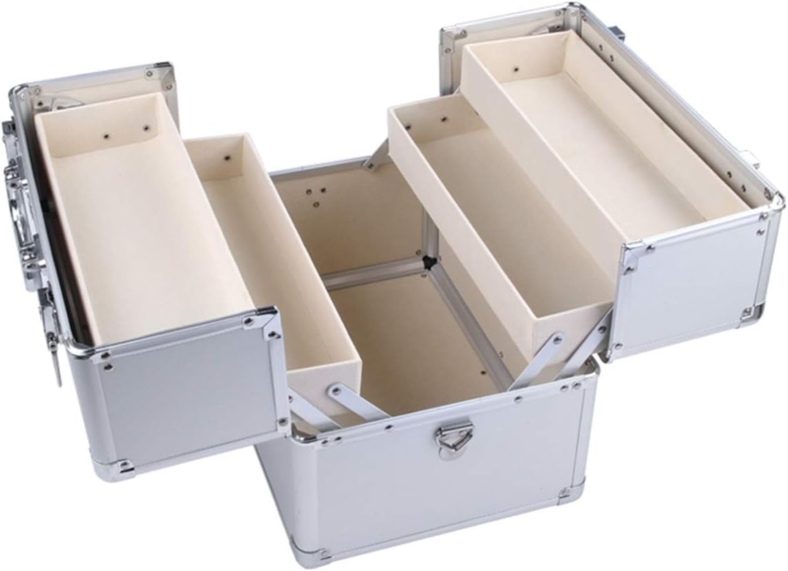 Family First Aid Box,Portable Medicine Chest Storage,First Aid Kit Lockable Medicine Cabinets Medication Box Organizer Emergency Medicine Storage Case Aluminum Medical Chest 28X21.5X23.5cm