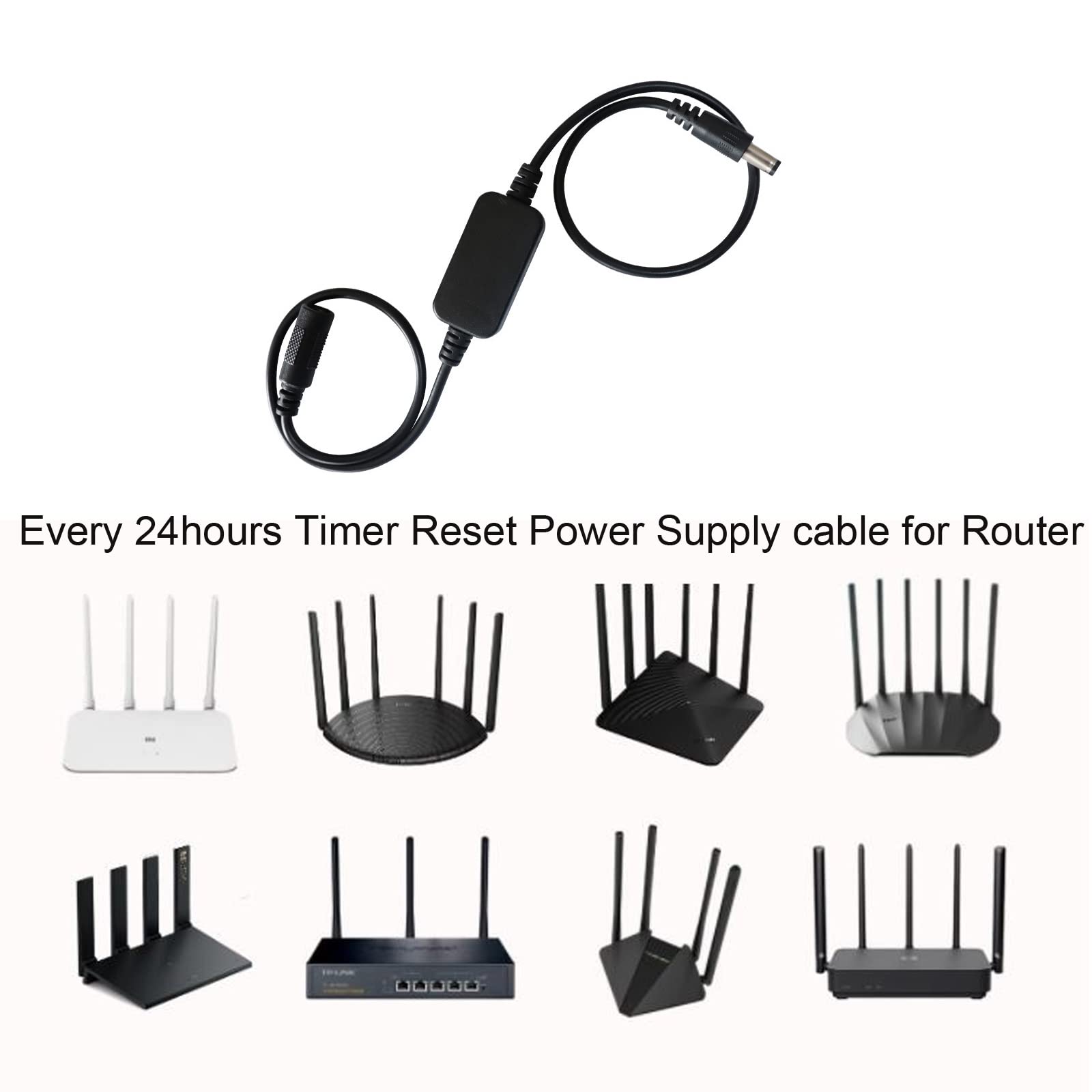 5V 9V 12V 15V 5.5x2.1mm Spegnimento Automatico Reset Riavvio Controllo per Router Ripetitore Modem E Altro Router Rebooter