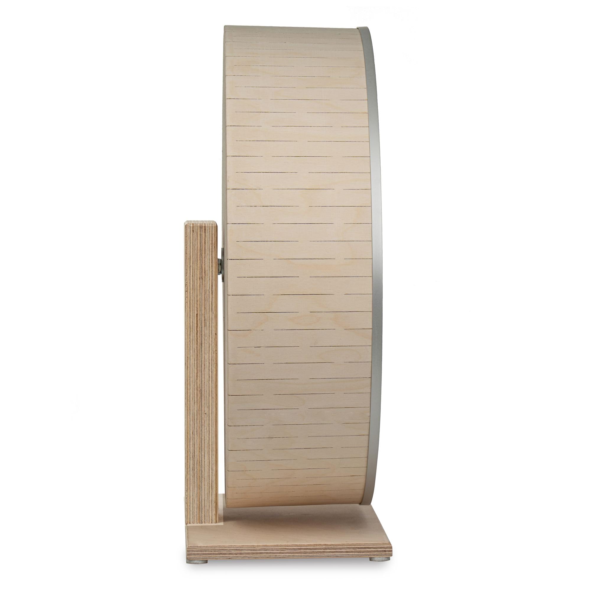 Rueda de chinchilla silenciosa, 41 cm, soporte estable, borde antimordeduras, fabricado en Letonia