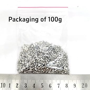 Molybdenum Granules 1-3mm - Mo > 99.9% for Scientific Research and Industrial Applications(1000 Grams)