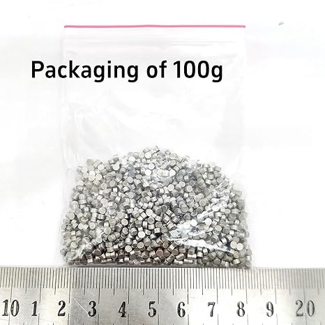 Molybdenum Granules 1-3mm - Mo > 99.9% for Scientific Research and Industrial Applications(1000 Grams)