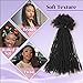 Siphis Sisterlocks Locs Extesnions Human Hair 0.2cm Thickness Micro Locs Curly Tips, Full Handmade Interlocking Permanent Soft Dreadlock Extensions (Black 1b# 0.2cm, 12 Inch 30 Strands)