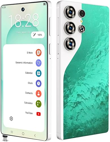 Echoamo C26U Teléfono desbloqueado 5G, 8GB+256GB Teléfono celular de almacenamiento grande, batería de 6800mAh, teléfono Android 15, SIM duallápiz