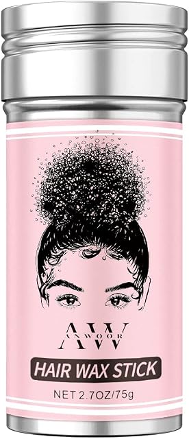 Wax Stick for Hair, Hair Pomade Stick Smoothing & Slick Stick for Wigs Non-greasy Styling Hair Wax Stick for Flyaways by AnWoor
