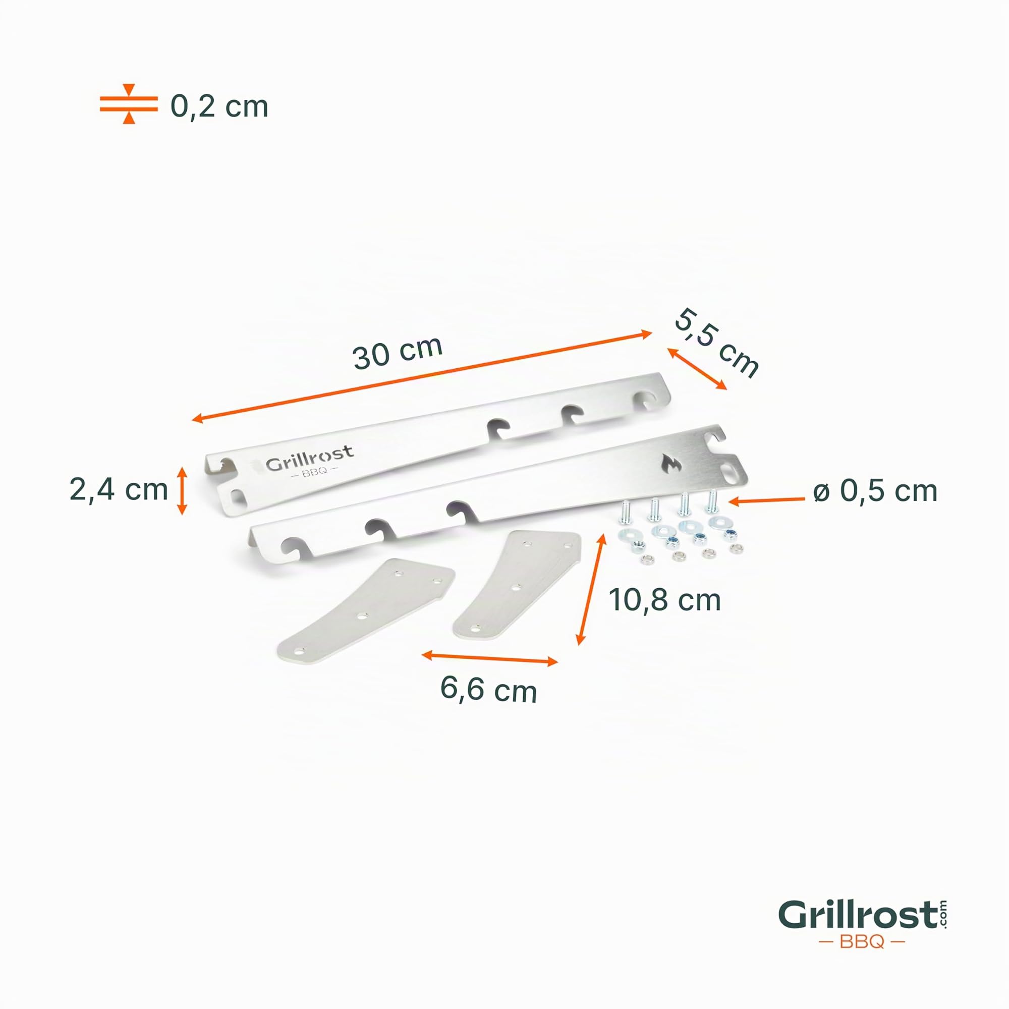 Grillrost.com Das Original Traeger Frontablage Ironwood und Pro Series