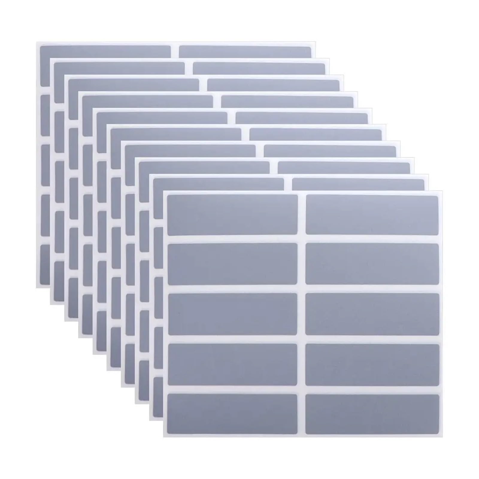 Autocollants à gratter rectangulaires pour cartes de jeu et stickers de loterie - 100 pcs