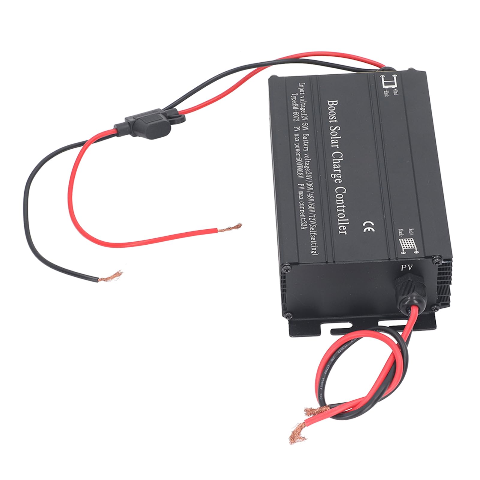 Regolatore di carica solare MPPT Boost 24V 36V 48V 60V 72V Regolatore di tensione di carica per veicoli elettrici con efficienza del 99% Lega di alluminio IP65 per sistemi di