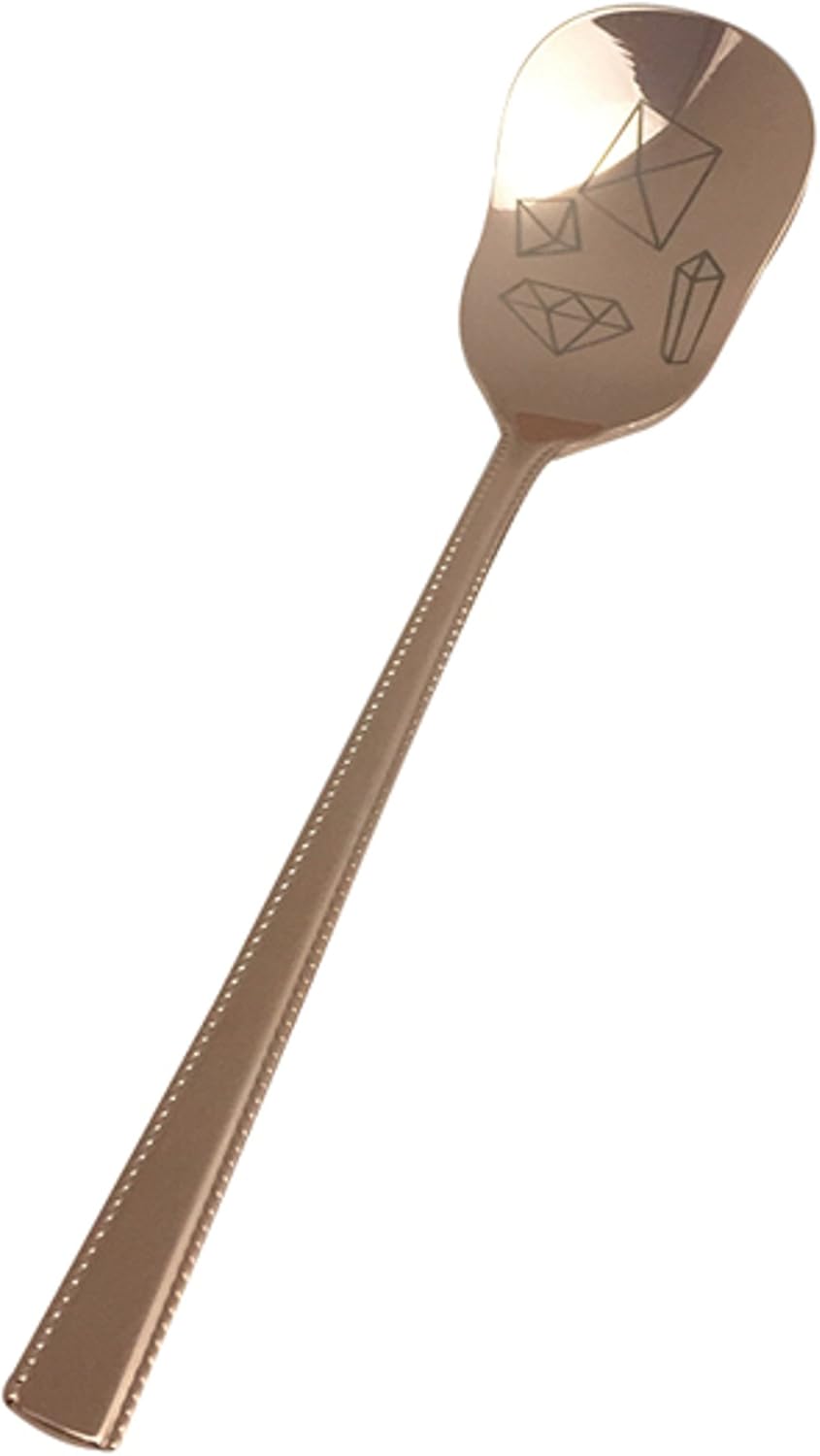 Primal Designs SHINY TSC2-1312 Spoon Pink Gold Ice Cream Spoon