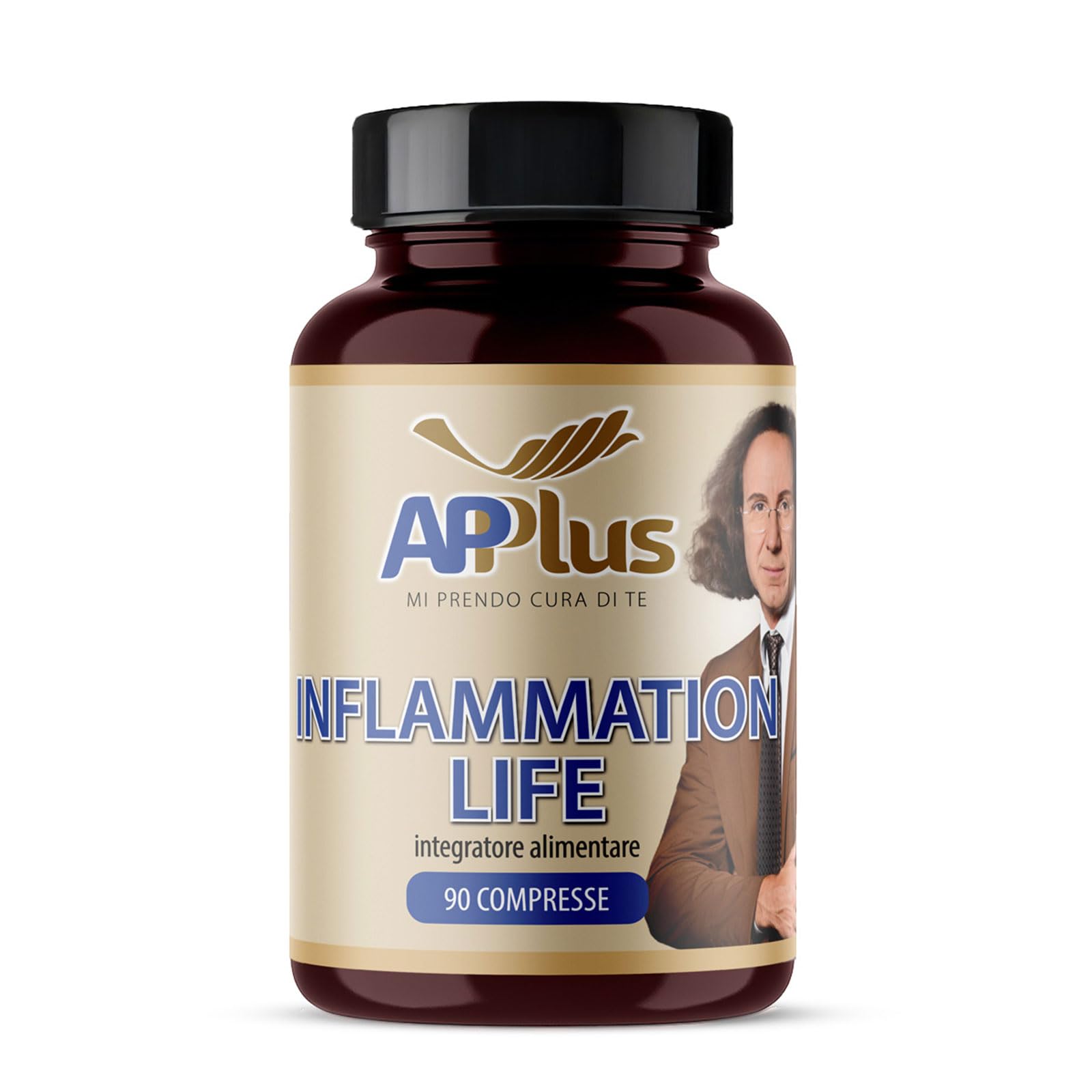 AP PLUS Inflammation Life Integratore Antiossidante Forte, Formula Adattogena per Metabolismo e Microcircolo con Fisetina, Luteolina e Bromelina 2500 GDU, Astragalo | 90 Compresse