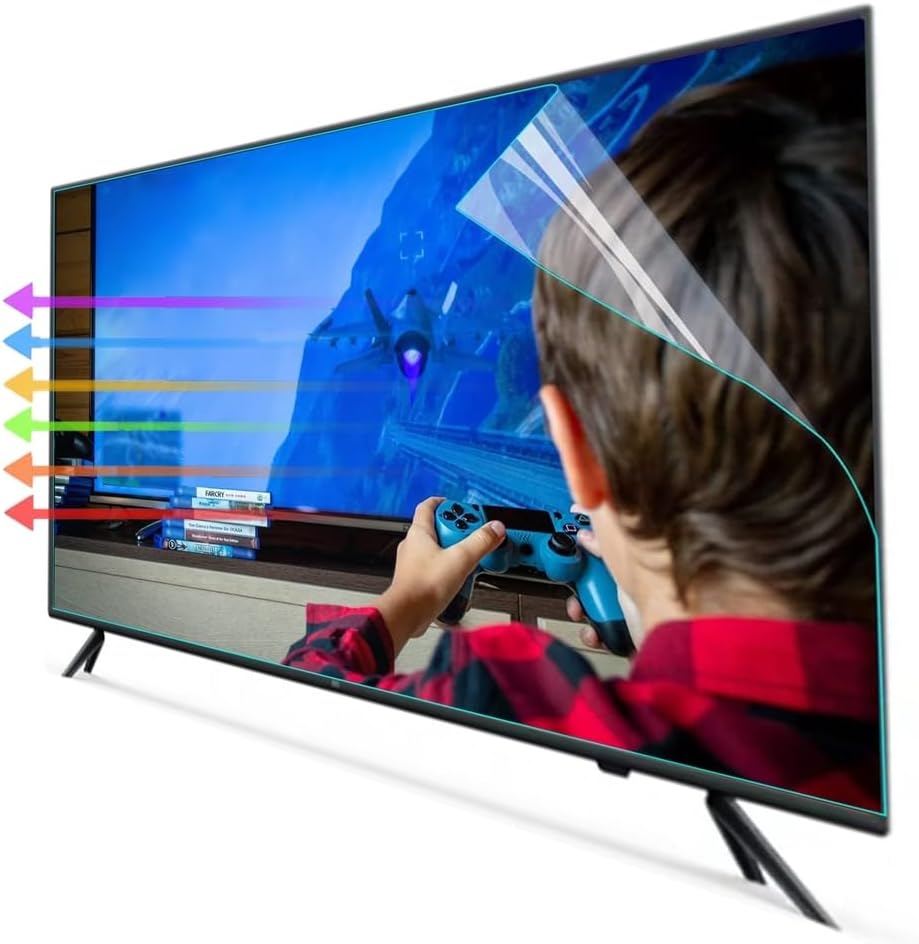 75 Inch TV Screen Protector Filter Anti Blue Light/Anti-Glare/Anti Scratch Matte Film for Protection Eyes