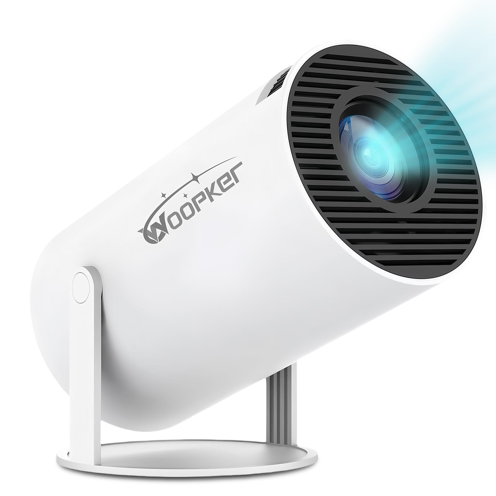 Mini Proiettore WiFi e Bluetooth, Proiettore portatile 4K 1080P, Correzione trapezoidale automatica, 200 ANSI-Lumen, 40"-130'' Schermo Proiettore Smart-Proiettore con Android 11.0