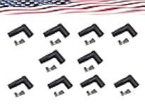 10 Set HEI Style Spark Plug Boot Terminal Kit Distributor Ignition Boot 90 Degree Connector Spark Plug Ignition Wire