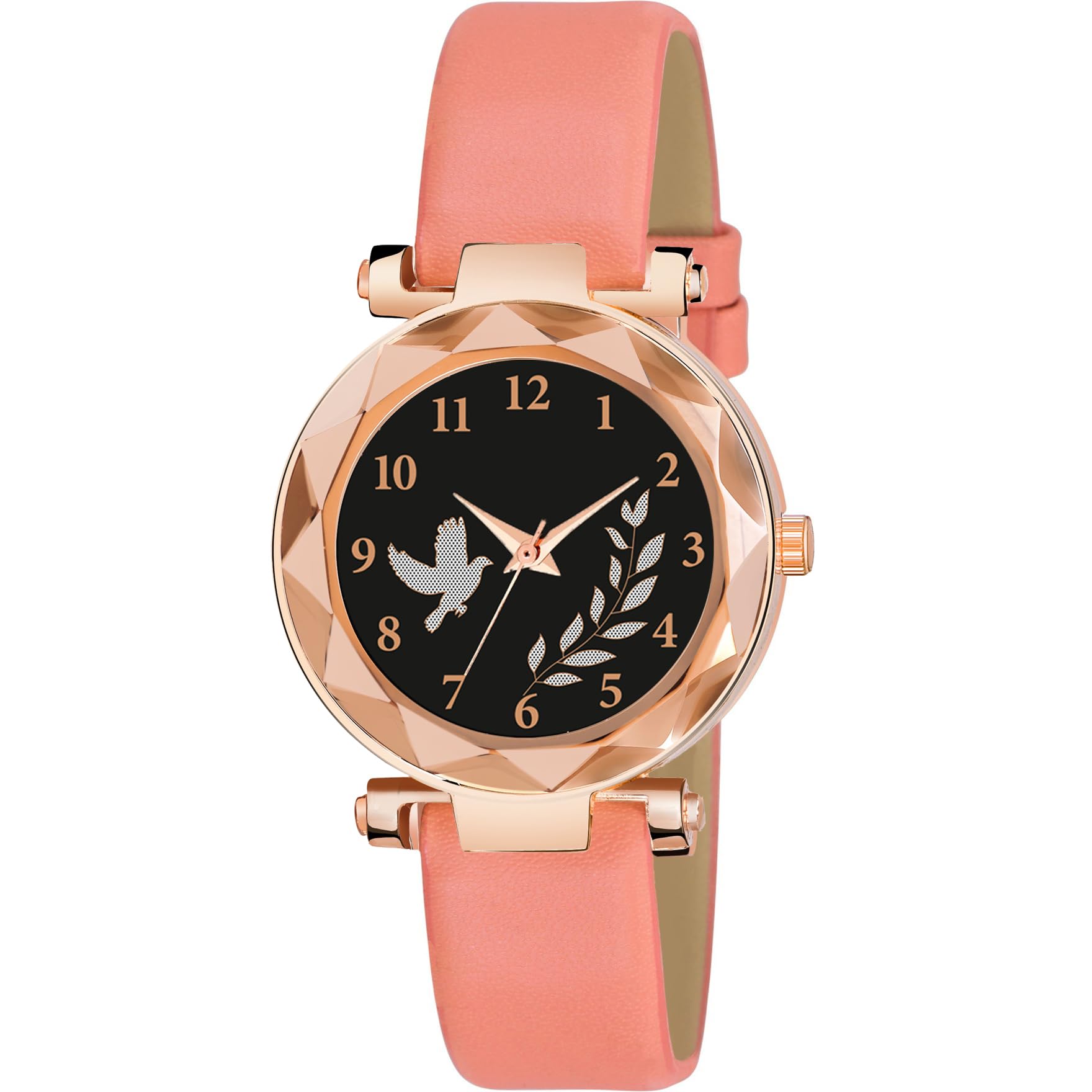Talgo Alluring Analogue Bird Pan Black Dial and Orange Leather Strap Graceful Stylish Wrist Watch for Girl and Women Pack of 1-GEN-RG-Bird-PAN-BLK-D-ORG-PLN-L (B0CBWYK2LF) Amazon Price History, Amazon Price Tracker