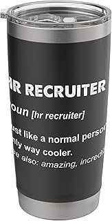 Hr Recruiter Stainless Steel Insulated Tumbler