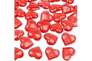 1.81oz Acrylic Heart Ornaments for Valentine's Day