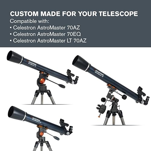 Miniatura 3 de Celestron EclipSmart - Filtro de telescopio de eclipse solar seguro  Cumple con las normas ISO 12312-22015 (E)  Funciona con telescopios AZ y EQ