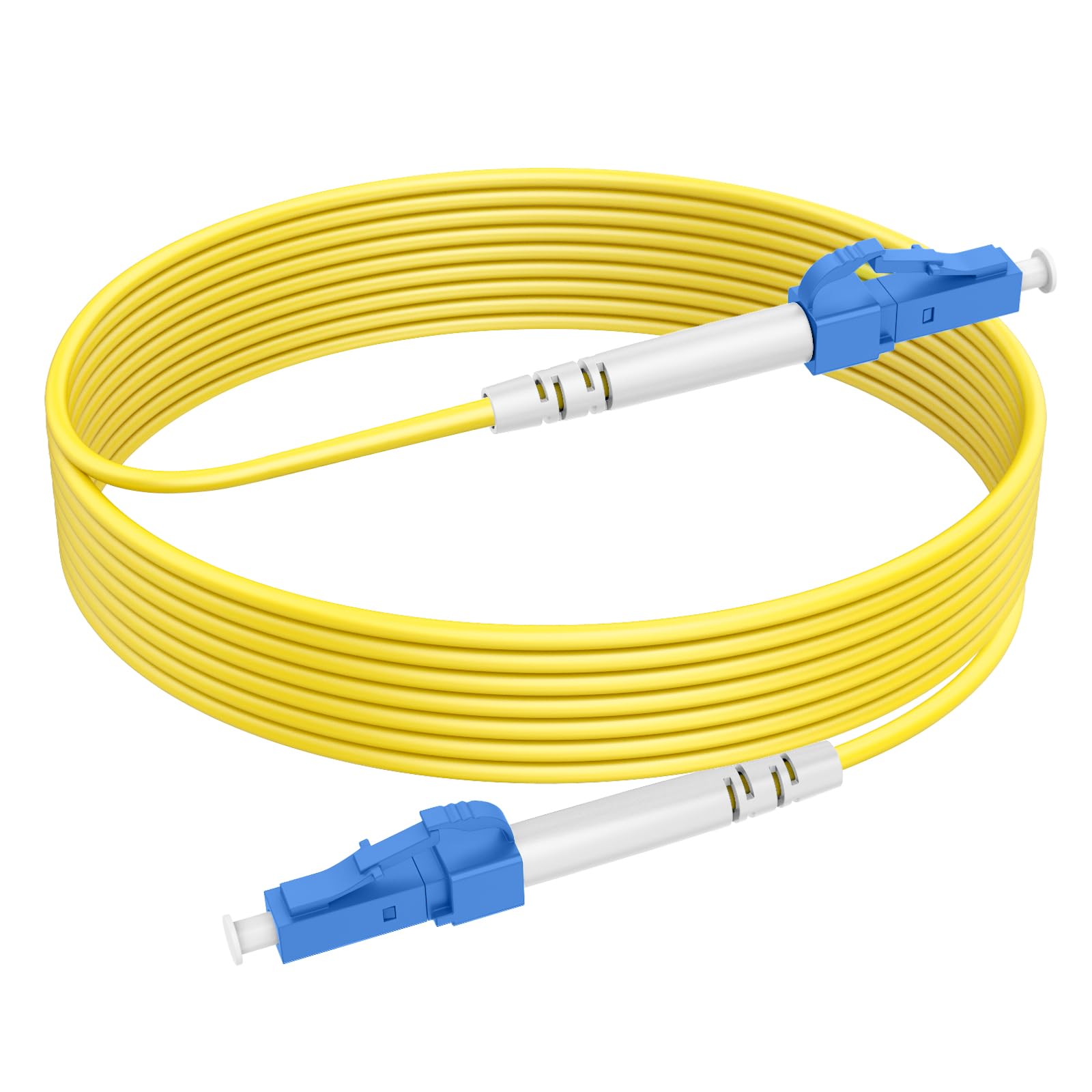 RamboCables (6.56ft/2m LC to LC Fiber Optic Internet Cable, OS2