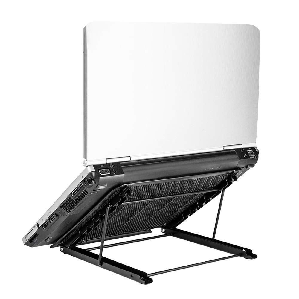 SUKHAD Ventilated Laptop Stand, Universal Adjustable Size Lightweight Black, 34 X 29 cm, Metal (B084WPTSPB) Amazon Price History, Amazon Price Tracker