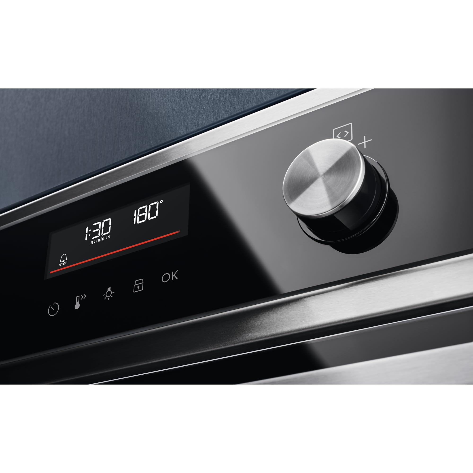 Electrolux EOC6H77X Series 600 wbudowany piec parowy 60 cm SenseCook ze SteamCrisp, funkcja czyszczenia wody, funkcja Pizza, pojemność 72 l, wyświetlacz LED, szybkie nagrzewanie