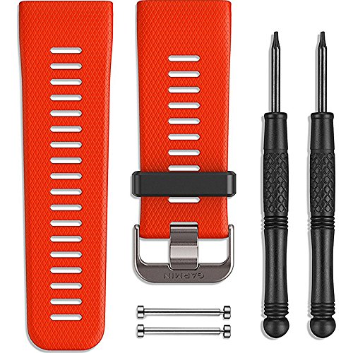Bracelet Garmin Vivoactive HR rouge foncé pour montre connectée