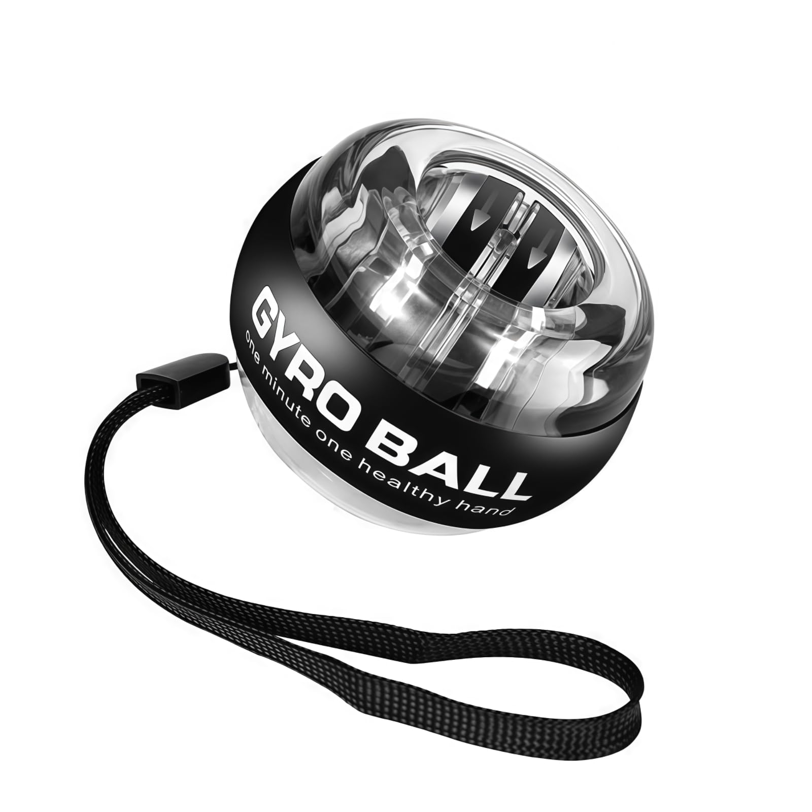 Gyro/Torque Ball Hand Exerciser,Wrist Trainer Ball Auto-Start Gyroscopic Forearm Exerciser,Five-Gear Color-Changing Light Torqueball for Strengthening Arms, Fingers, Bones and Muscles.-image-11