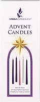Vista 4 de Velas cónicas de Adviento.