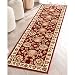 Sultan Sarouk Red Persian Floral Oriental Formal Traditional 2x7 (2'3" X 7'3") Runner Rug Stain/Fade Resistant Contemporary Floral Thick Soft Plush Hallway Entryway Living Dining Room Area Rug