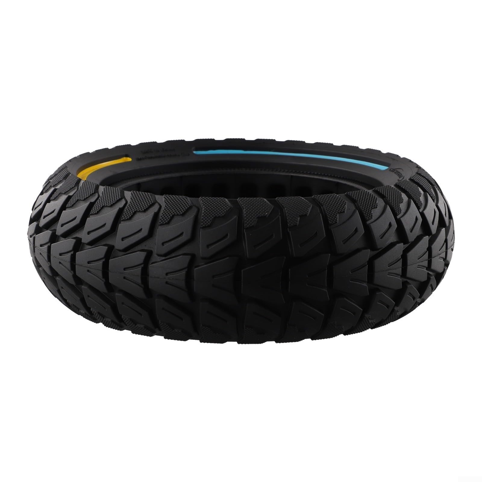 10 Inch 255x80 Solid Tire 3 0 Width Puncture Proof Flat Non-Pneumatic Rubber Tire for Kaabo Mant Electric — view 6