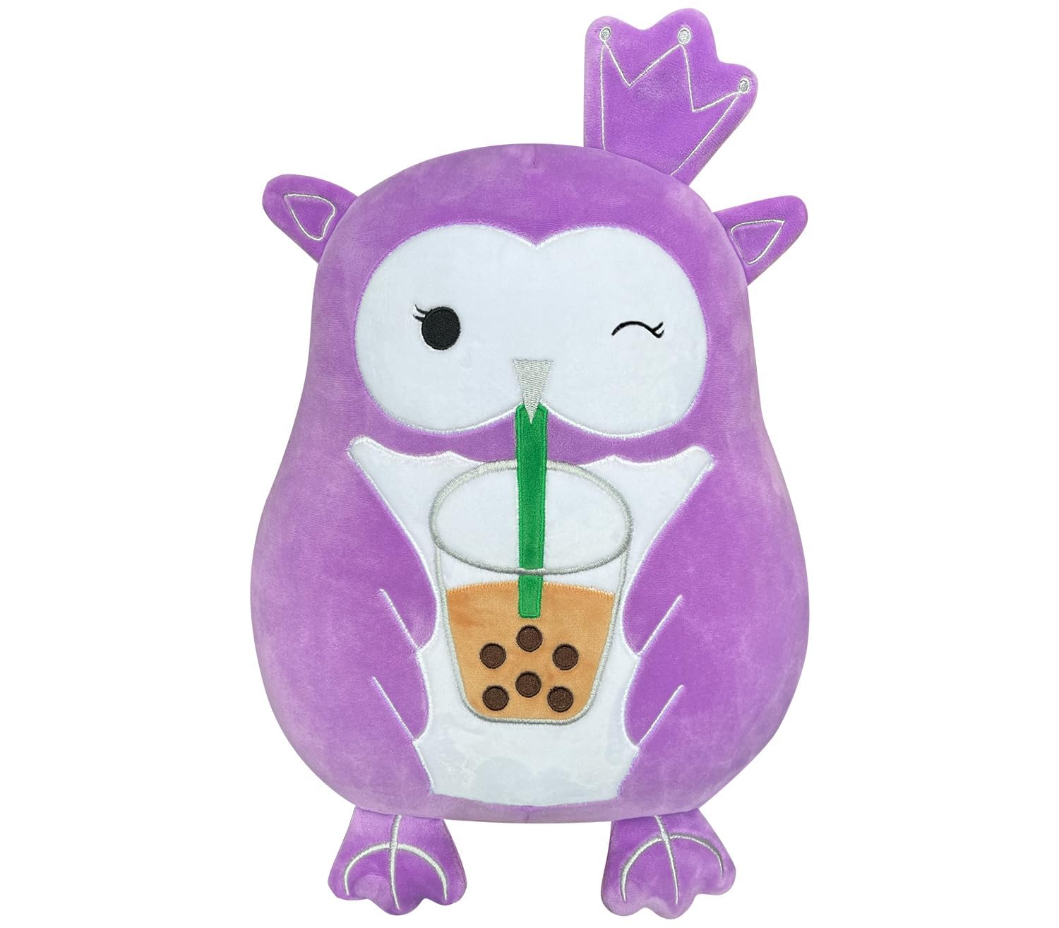 Owl Plush Pillow - 15 Inch Stuffed Animals, Cute Owl Plushies Gift for Kids